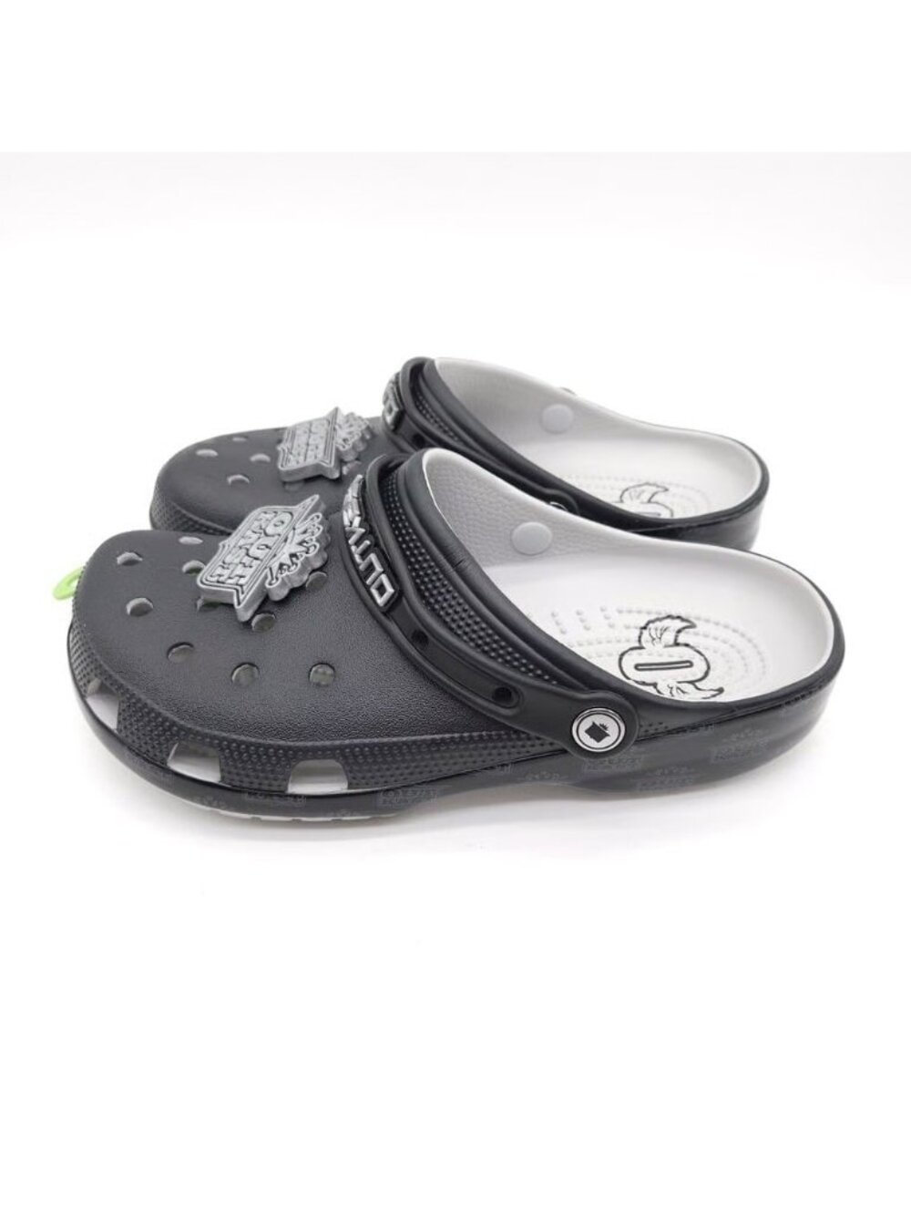 NEW Crocs Black OutKast Classic Clog US Men 11 Black Silver Andre 3000